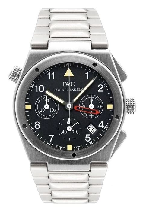 IWC Ingenieur Mecaquartz Chronograph Alarm Stainless Steel / 